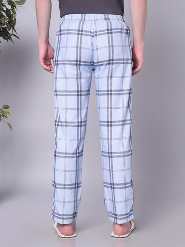Image of Urban Scottish Men's Lounge Pants 100% Cotton Men's Lounge Night Pant Comfortable Leisure-Wear Lower with an Elastic Waist-Band and Regular Fit Track Pants, Machine Washable Stay at Home