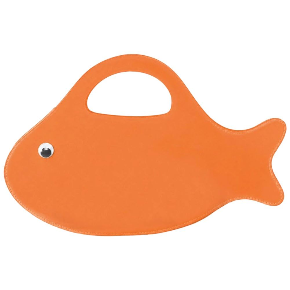 Fish Shaped Straw Woven Purse for Women, Summer Beach Handbag Tote Satchel