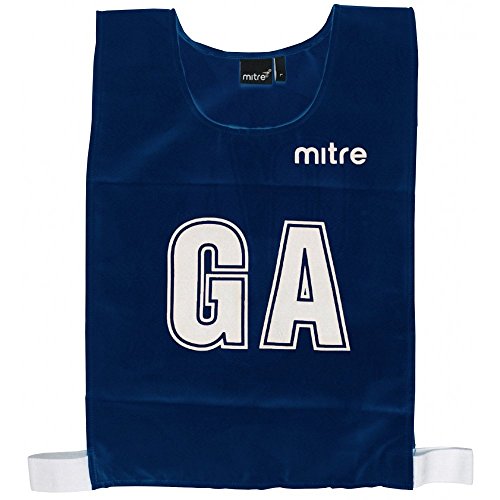 Mitre Netball Pro Peto de entrenamiento para adultos, juego de 7 unidades, talla M, azul marino
