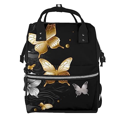 Sac à langer multifonction pour ordinateur portable One Size noir voyage