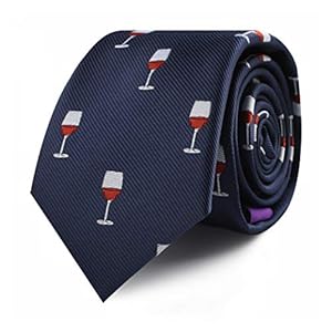Eten en drinken Ties | Specialiteit Stropdas voor Heren | Geweven Skinny Neckties | Cadeau voor Werk Colleague | Bday Gift for Guys