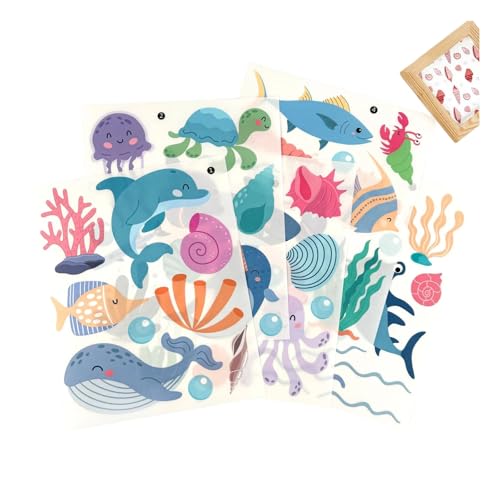 Vinilos decorativos de animales marinos para pared