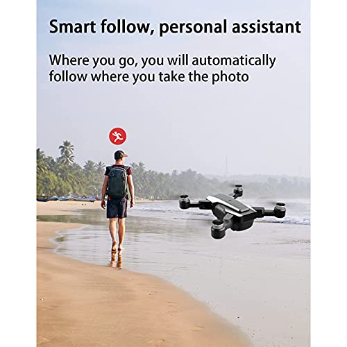 Ficha técnica Drones con cámara 6K HD para adultos FPV quadcopter plegable para principiantes con motor sin escobillas Follow Me retorno automático - Fernando Cortés