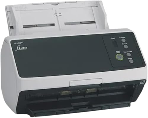 Fujitsu Fi-8150 Escáner de escritorio habilitado en red de doble cara a color con alimentador automático de documentos (ADF)