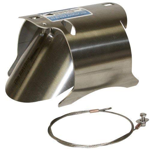 Ratflap Stainless Steel Rat Prevention Fast 4" 100mm Clay or Plastic Drain Pipe