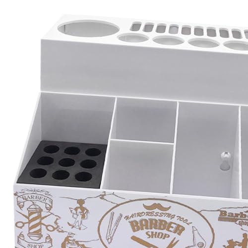 Garende Organizador de tesouras de barbearia, suporte para salão de cabeleireiro, economizador de es