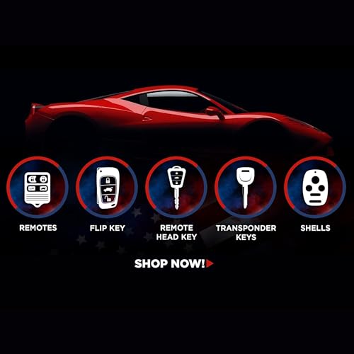 Image of Cutting NOT Required - Key Fob Keyless Entry Remote Shell Case & Pad fits Honda 2003-2012 Accord / 2006-2013 Civic EX / 2009-2015 Pilot /2005-2006 CR-V