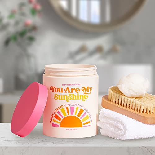 Body Prescriptions Exfoliating Body Scrub | 21.16 Oz Body Cleanser Infused With Honey Almond | Daily Body Wash For Nourished And Ultra Smooth Skin, You Are My Sunshine? #TOP1