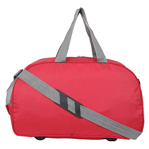 Image of PERFECT STAR Travel Bags for Luggage Bags for Travel Duffle Bags for Travel Bags for Travelling Luggage Bags Travel Bag for Women Without Wheels Travel Bag for Men (Red Navy Blue)