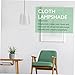 NUOBESTY Cloth Lampshade Clip Bulb Light Cover for Table Floor Wall Lamps Sturdy Lamp Decor with Easy Tool Installation Softens Light to Protect Eyes Housewarming Gift
