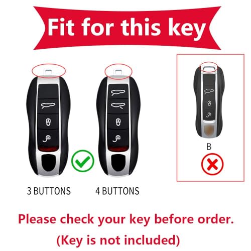 Coque de clé pour Porsche Panamera et Cayenne KUNIO Protection ABS pour un quotidien actif - 2