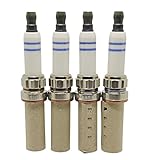 QCGFPLW Automotive spark plugs 4pcs Spark Plug 9813769880 Compatible with PEUGEOT 1.6 Compatible