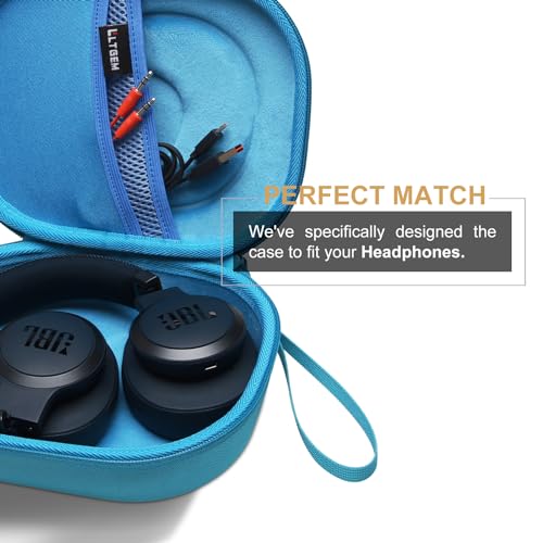 Image of LTGEM Carry Hard case for JBL Live 660NC /460NC /650BT Series and JBL Tune 500BT /570BT /510BT Series and Other Types of Headphones. (Sky Blue)
