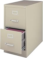 Vista 8 de Scranton & Co Archivador de letras de 26.5 pulgadas de profundidad de grado comercial con 2 cajones en masilla