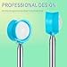 Nogcay Golf Ball Retriever for Water Telescopic, 12Ft Stainless Steel Ball Retriever Tool Golf Ball Grabber Blue