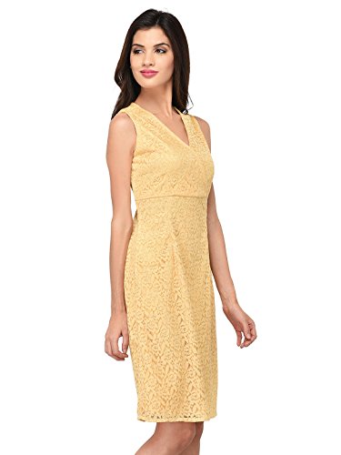 Image of Purys Women's Synthetic A-Line Knee-Length Dress