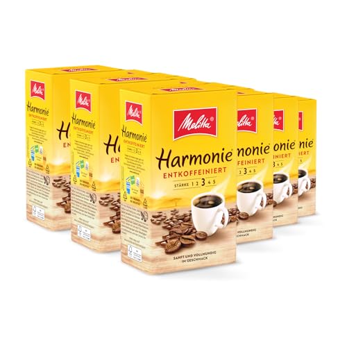 Melitta Harmonie Entkoffeiniert, Filterkaffee, Stärke 3/5, 12 x 500g – Ansicht 1