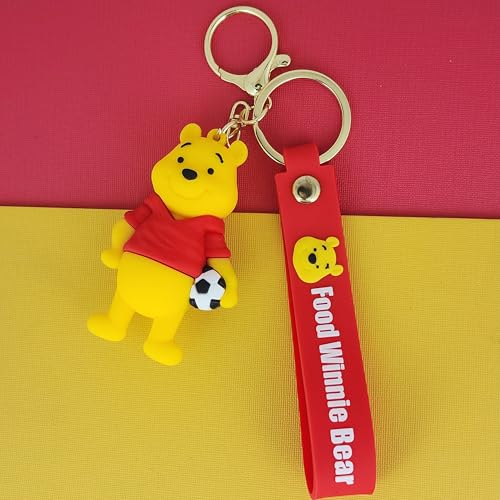 Image of OTTAVO Cute Cartoon 3D Silicone High -Quality PVC Material Keychain, Suitable for Boys and Girls - Pack of 1.
