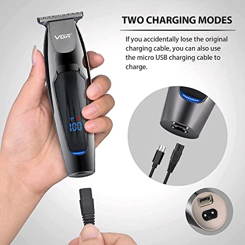 VGR-V-030-Professional-Hair-Trimmer-Runtime-120-min-Trimmer-for-Men-Black