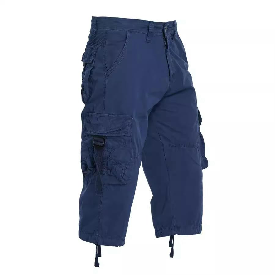 Short d'été décontracté long pantacourt léger homme stretch