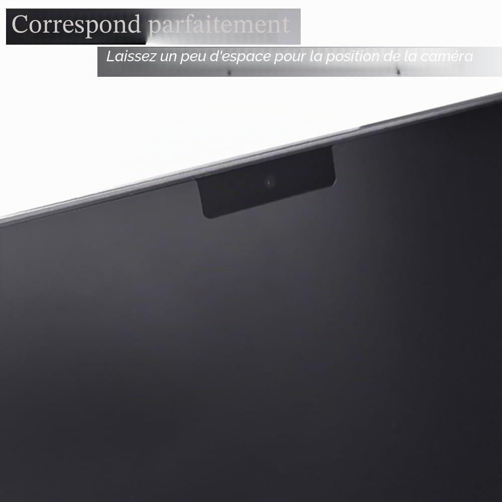 Lot de 2 films protecteurs d'écran HD pour MacBook Air 13,6 pouces M2 2022 A2681