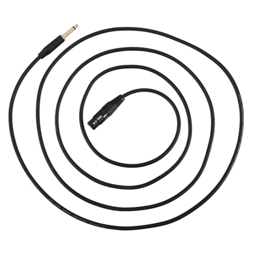 Yardenfun Adaptateur Câble Micro XLR Femelle vers Mâle Connecteur Audio Équilibré pour Équipements Professionnels Compatible Studios et Scènes