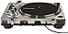Crosley C100A-SI Belt-Drive Turntable Record Player with Adjustable Counterweight, Silver