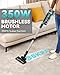 350W Cordless Vacuum Cleaner for Makita 18V Battery, 35kPa Brushless Lightweight Stick Vacuum with 3 Mode Suction, 6 in 1 Stick Vacuum Cleaner with HEPA for Floor, Carpet, Car (Battery Not Included)