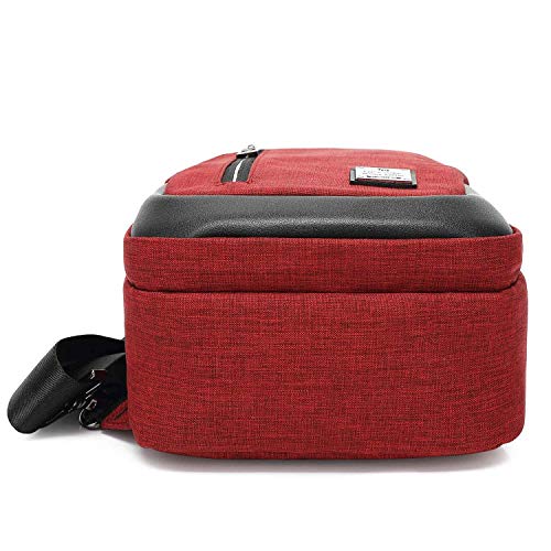 Tuowan Small Sling Bag Crossbody Backpack Over The Shoulder Bag For Women Travel Outdoors, Lightweight Sling Purse Chest Pack (Small, 02 Red) #TOP5