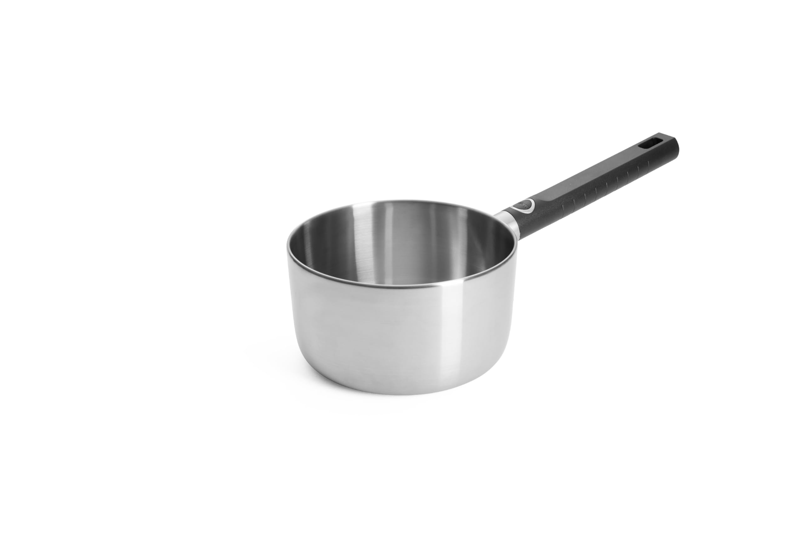WOLL – Logic Steel Stieltopf Ø 18 cm Edelstahl, 10 cm hoch – Induktion – PFAS-freier Kochtopf – für alle Herdarten – langlebig & spülmaschinenfest