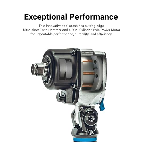 Capri Tools Flex-Head Air Angle Impact Wrench