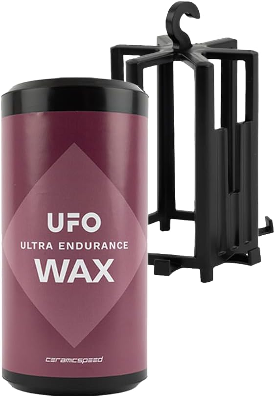 CeramicSpeed UFO Ultra Endurance Hot Melt Wax Chain Lubricant for Bicycles - Biodegradable & Non-Toxic – Ultra Quiet Performance (750g Bag)
