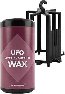 CeramicSpeed UFO Ultra Endurance Hot Melt Wax Chain Lubricant for Bicycles - Biodegradable & Non-Toxic – Ultra Quiet Performance (UFO Ultra Endurance Wax 400g Starter Kit)