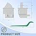 RVMARINEPAT Refrigerator Door Light Switch 2Pin NC 6A 250V AC Momentary Fridge Switch with Pry Bar Tool for GE Whirlpool, Maytag, Amana, Admiral, Kenmore, Magic Chef -2PCS