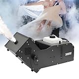 QFGain 25 M Kabellose Nebelmaschine Mit Fernbedienung, Dm×512- Und Kabelsteuerung, 3 L Nebelmaschine FüR Den Innen- Und AußEnbereich, 180° SprüHwinkel, FüR MüHelose BüHnen- Und Halloween-Effekte