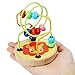 AISHUN Bead Maze Toy for Toddlers Wooden Colorful Roller Coaster Educational Circle Toys Learning Preschool Toys Birthday Gift for Boys and Girls