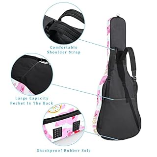Hondank Housse de transport étanche pour guitare avec bandoulière réglable Motif panda volant dans le ciel, Multicolore… - Les Beatles, Paul McCartney, John Lennon, RIngo Starr, George Harrison Hondank Housse de transport étanche pour guitare avec bandoulière réglable Motif panda volant dans le ciel, Multicolore… – Image 3