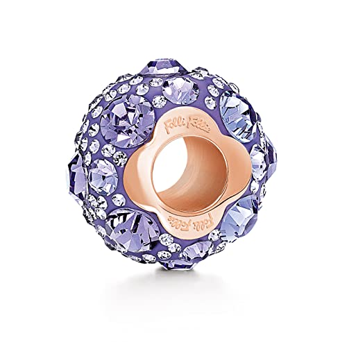 Abalorio plata ley Folli Follie violeta de 1cm evita alergias en tu pulsera