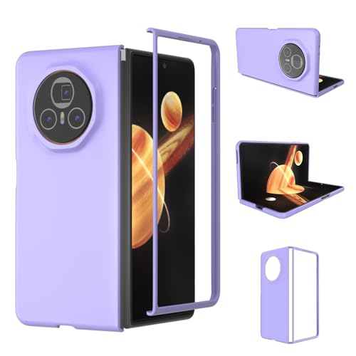 Honor Magic V3 �P�[�X�AHonor Magic V3 �P�[�X�p�X�������^�ی�A���h�~�J�o�[�A�n�[�h PC �d�b�P�[�X�t��(Purple)