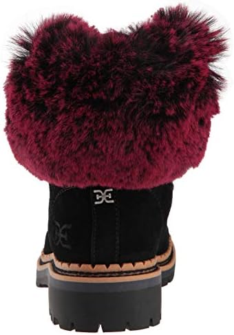 Sam Edelman Women's Bowen Fashion Boot, Black/Raspberry Wine, 8 M US | Image 2