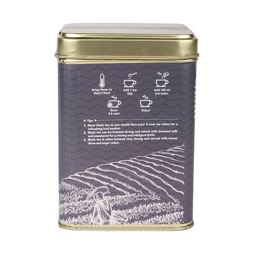 Image of Kollamai Premium Orthodox Black Tea 100gm, Organic Darjeeling Tea Leaves, 100% Pure and Fresh Aromatic Black Tea, Authentic Handpicked Darjeeling Tea for Refreshing Brews