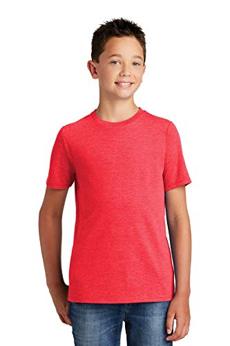 District Youth Perfect Tri ® Tee. DT130Y L Red Frost