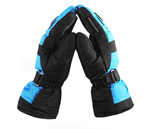 Multicolor Lightweight Adult Winter Warm Ski Gloves Outdoor Sports Waterproof Men Cycling Gloves Winter Gloves Windproof Warm Gloves (Grey) #TOP2