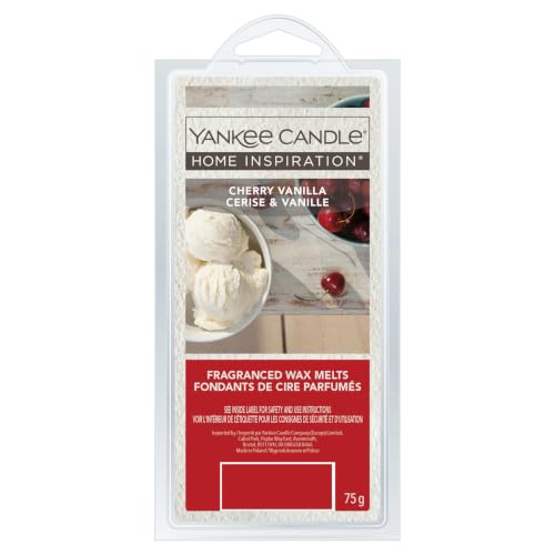 Yankee Candle Wax Melts Cherry Vanilla Diffuser Wax 75g 6 Pack