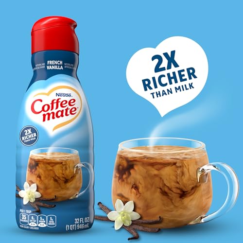 Coffee Mate 284-05-0034 French Vanilla Liquid Coffee Creamer 32 Fl Oz thumb #1