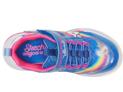 すーら★(2) Skechers Girls S Lights: Unicorn Chaser Sneaker, Blue