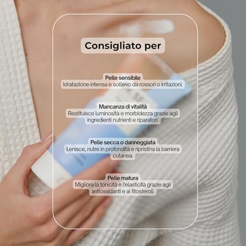 Dr. Sea - Crema Corpo Riparatrice & Rassodante Con Estratto Di Avena & Burro Di Cacao - Idrata, Protegge & Tonifica - Pelle Flessibile & Elastica - 200 Ml - 5