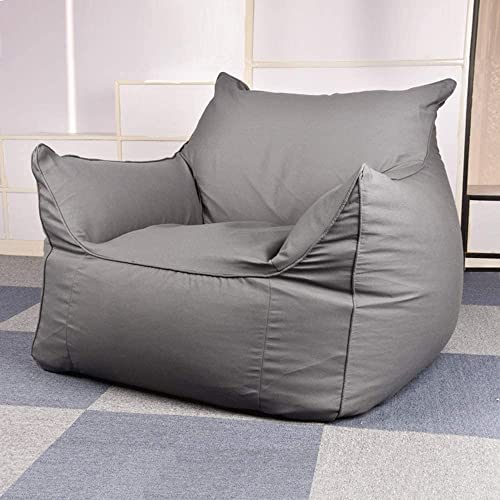 dtkmkj Sitzsack Tatami Lazy Sofa Bequemes Einzelschlafsofa Computerstuhl Wohnzimmer Schlafzimmer Weicher Stuhl Leinwand… – Bild 4