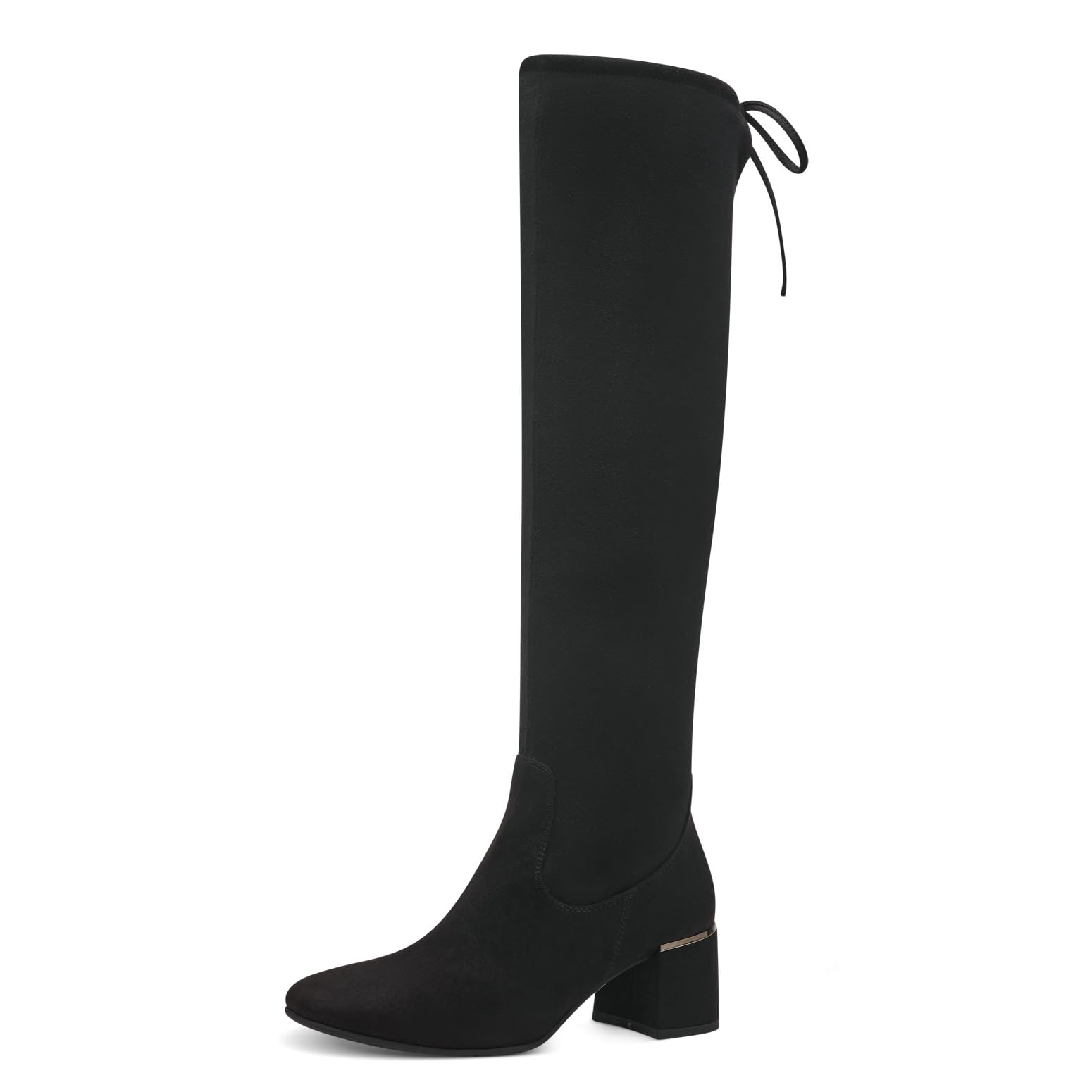 MARCO TOZZI Women's 2-25540-41 Overknee, Black, 7.5