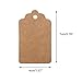 G2PLUS 100PCS Kraft Paper Gift Tags with String, 2.8×1.6 in Blank Gift Tags, Marking Price Tag, Writable Hanging Label Present Name Tag for Gift Wrapping, Gift Bags, Holiday Arts & Crafts